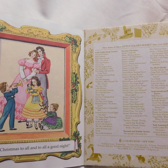 Vintage The Night Before Christmas A little golden book Classic 1976 - Picture 5 of 5